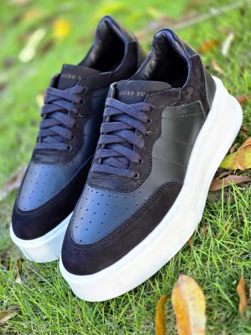 Tênis Dubai MS Brand - Preto Sola Branca