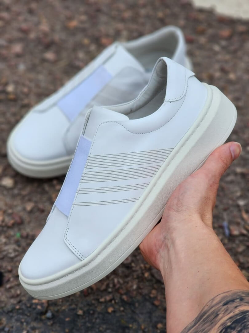 Slip On Elastic - Branco