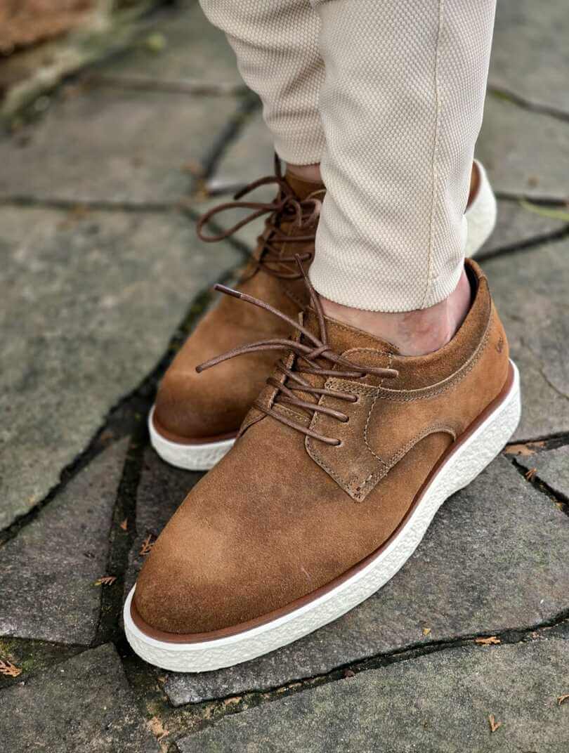 Sapato Vintage Suede - Marrom