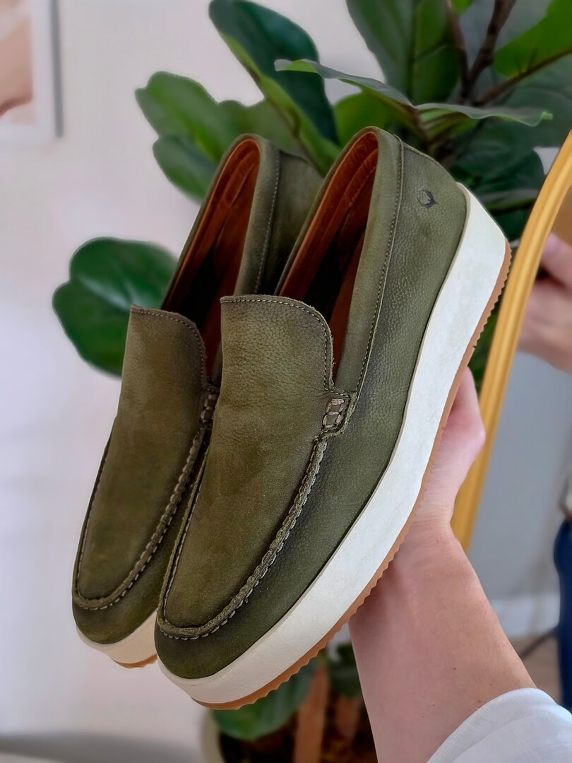 Mocassim Firenze - Verde Militar